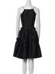 Oscar de la Renta Scoop Neck Knee-Length Dress