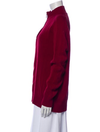 Oscar de la Renta Mock Neck Sweater