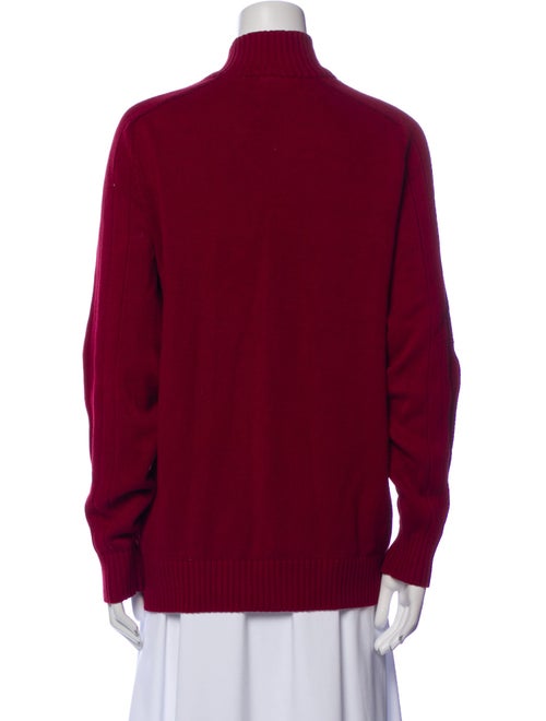 Oscar de la Renta Mock Neck Sweater