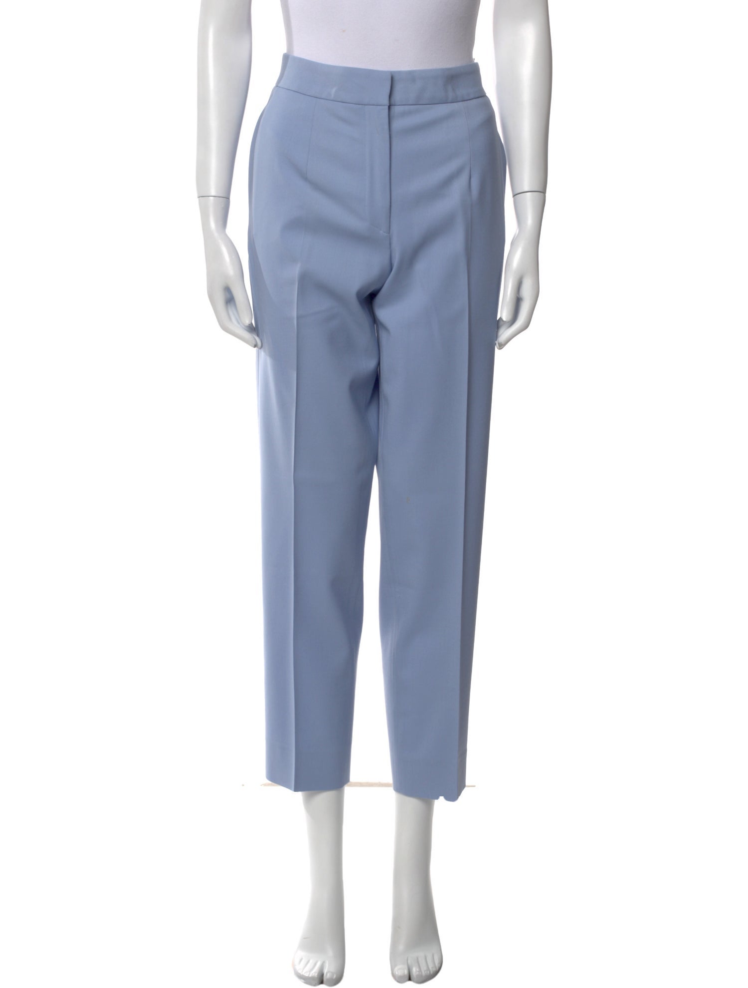 Oscar de la Renta Wool Straight Leg Pants