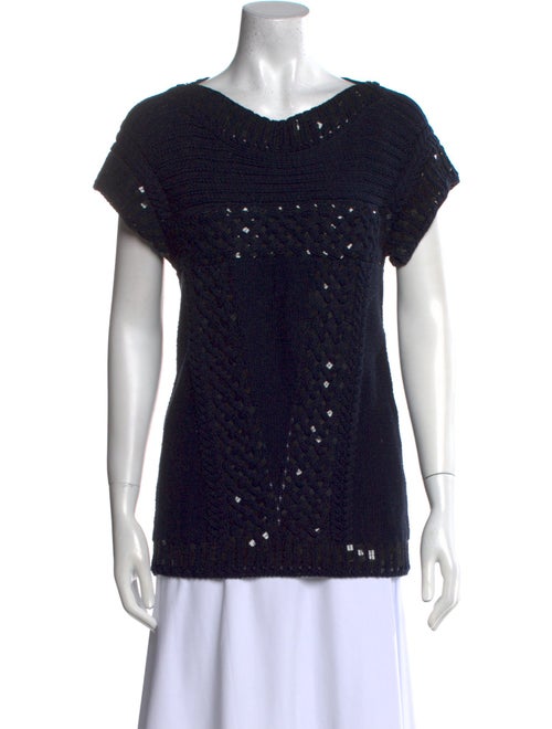 Oscar de la Renta Bateau Neckline Sweater