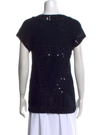 Oscar de la Renta Bateau Neckline Sweater