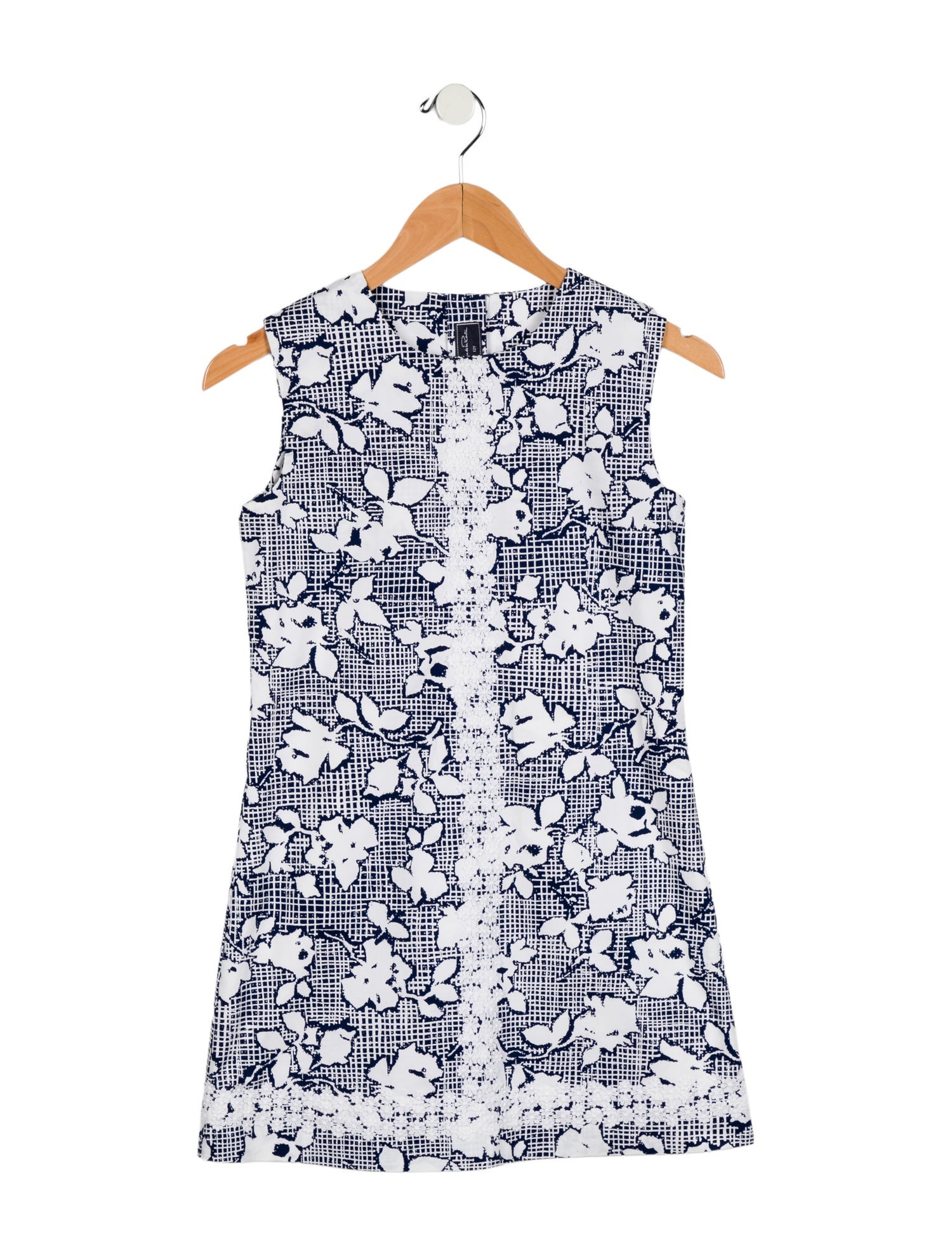 Oscar de la Renta Girls' Sleeveless Printed Dress w/ Tags