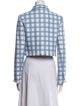 Oscar de la Renta Houndstooth Print Evening Jacket