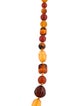 Oscar de la Renta Resin Bead Strand Necklace