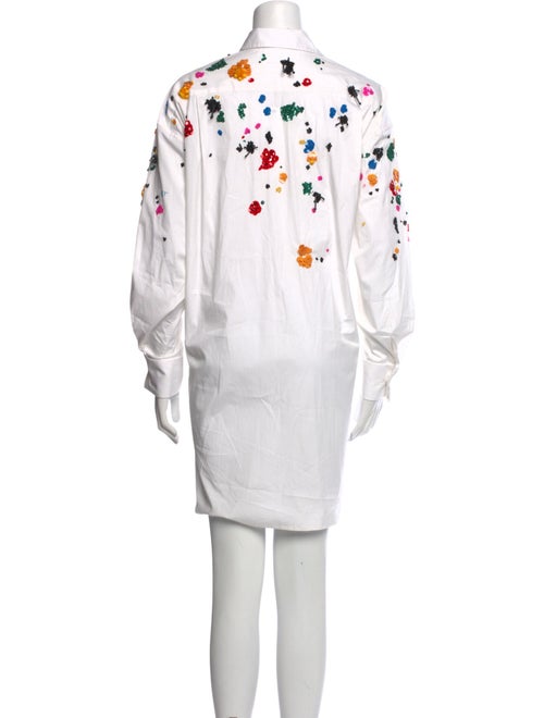 Oscar de la Renta Printed Mini Dress