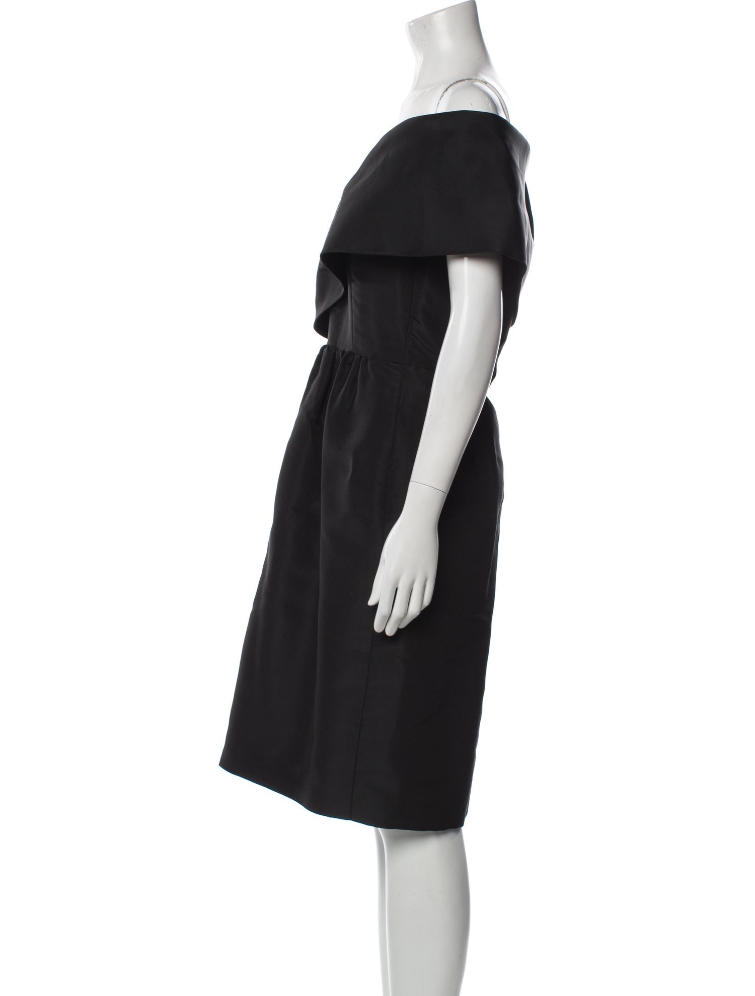 Oscar de la Renta Silk Knee-Length Dress