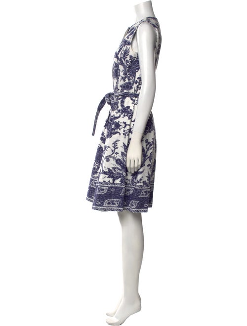 Oscar de la Renta 2017 Midi Length Dress