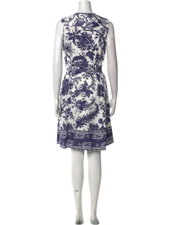 Oscar de la Renta 2017 Midi Length Dress