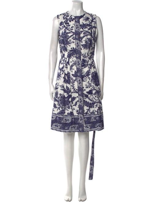 Oscar de la Renta 2017 Midi Length Dress