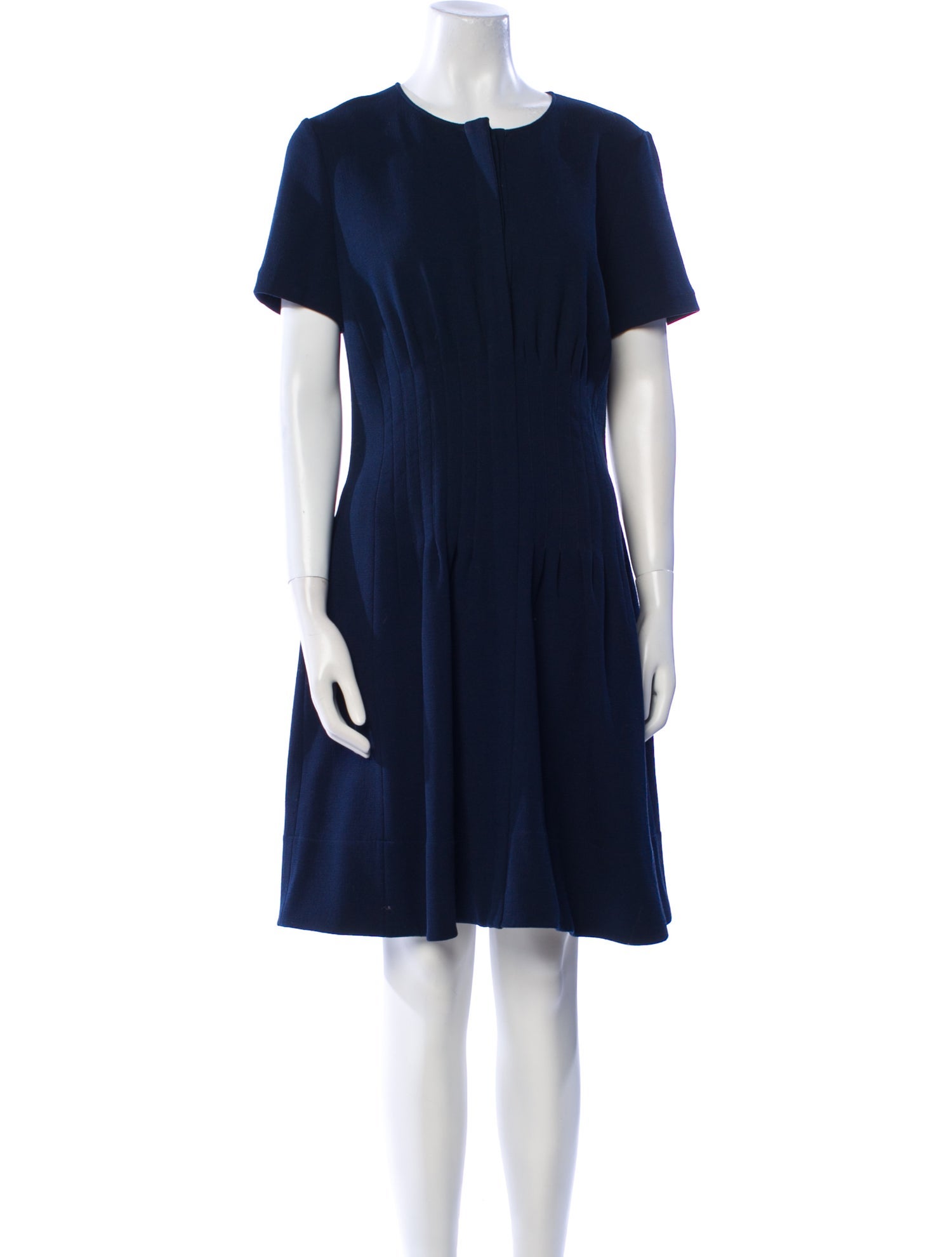 Oscar de la Renta Virgin Wool Mini Dress