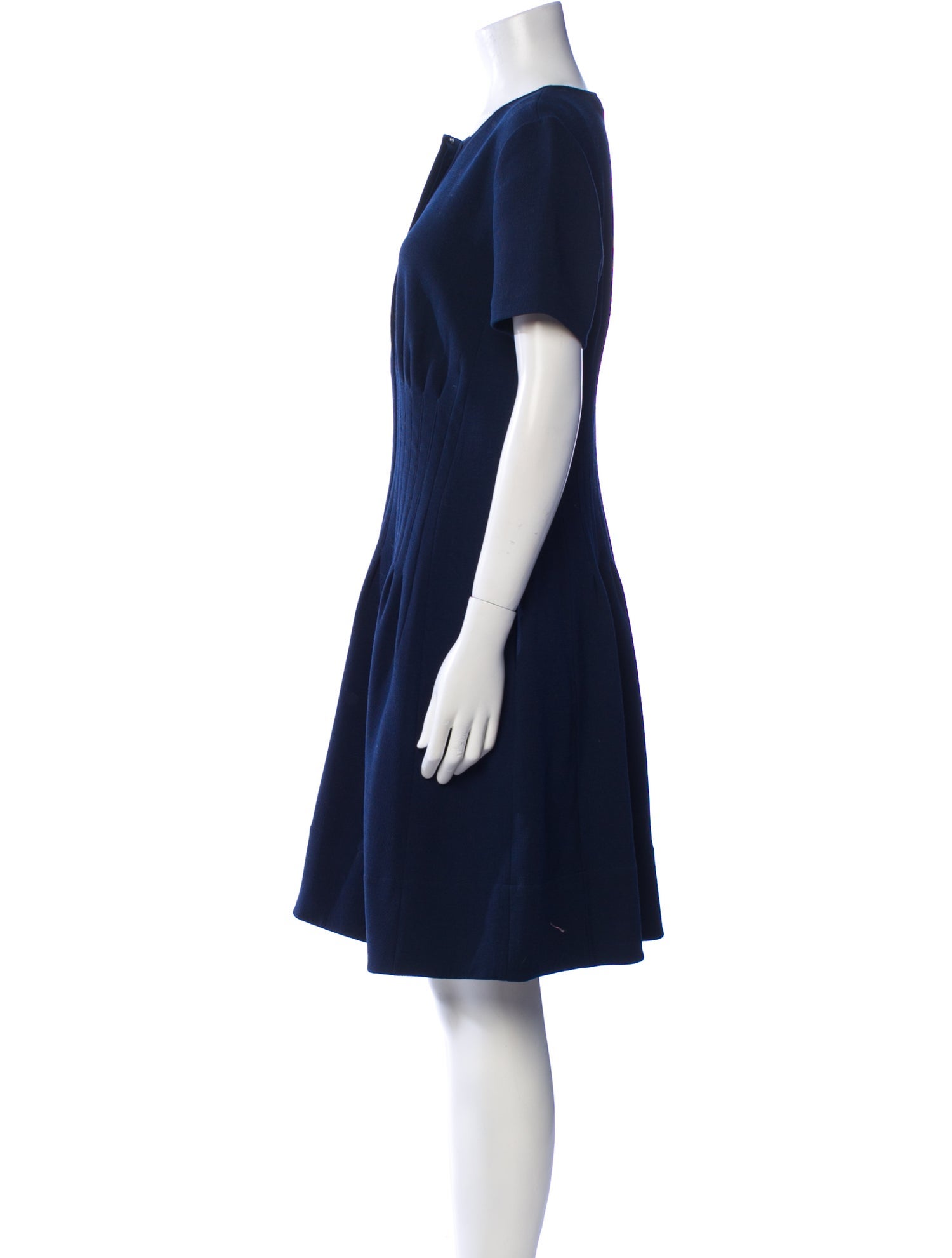 Oscar de la Renta Virgin Wool Mini Dress