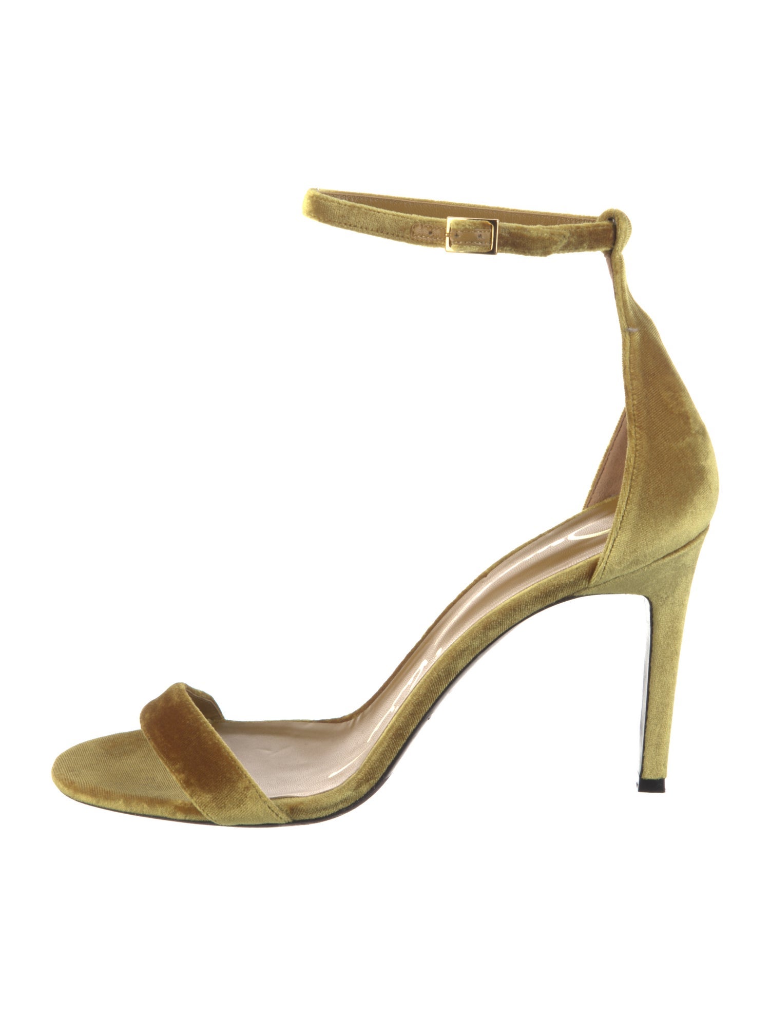 Oscar de la Renta Velvet Sandals