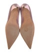 Oscar de la Renta Satin Mesh Accents Pumps