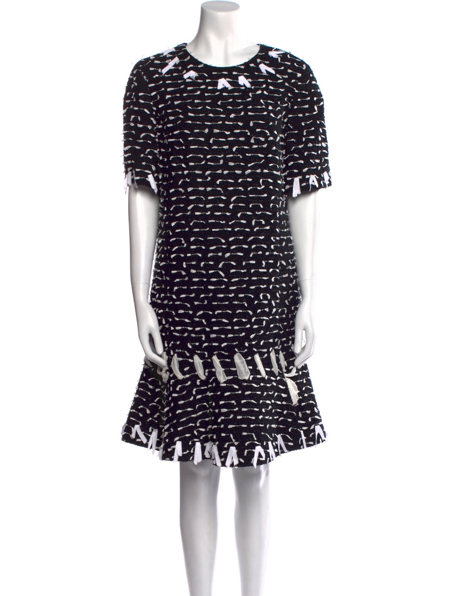 Oscar de la Renta Printed Knee-Length Dress