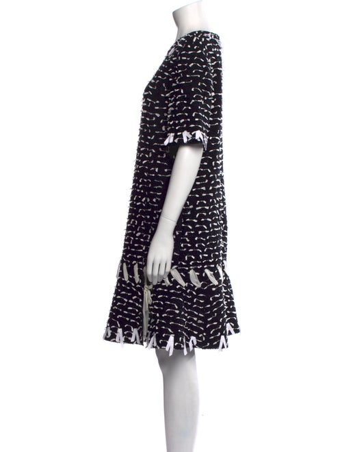 Oscar de la Renta Printed Knee-Length Dress