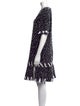 Oscar de la Renta Printed Knee-Length Dress