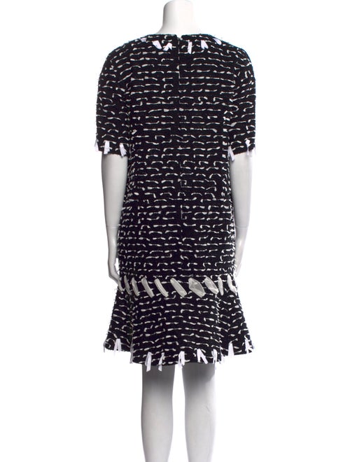 Oscar de la Renta Printed Knee-Length Dress