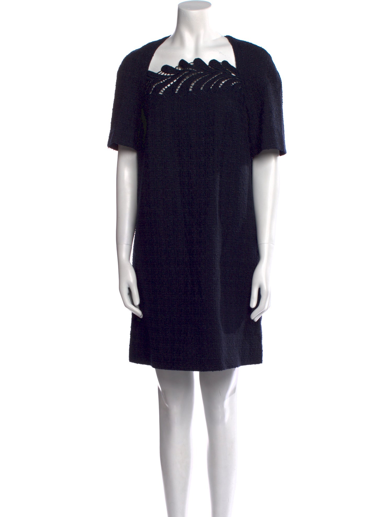 Oscar de la Renta Virgin Wool Mini Dress