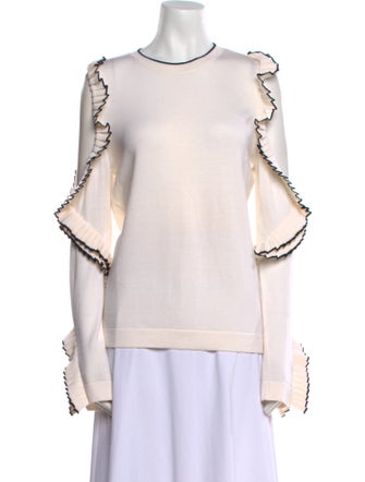 Oscar de la Renta 2018 Virgin Wool Sweater