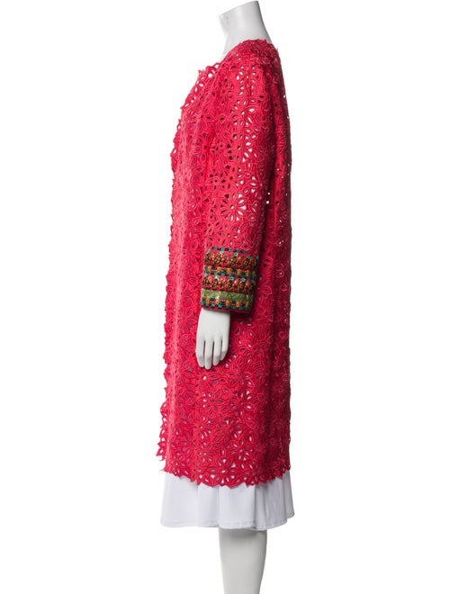 Oscar de la Renta Tweed Pattern Evening Jacket