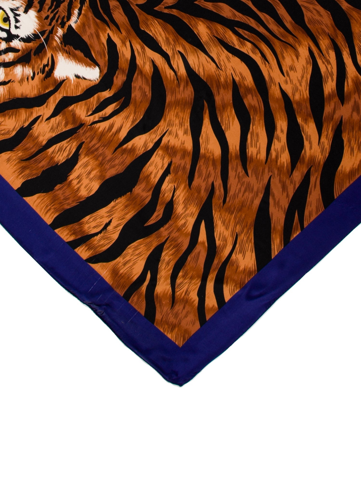 Oscar de la Renta Silk Animal Print Scarf