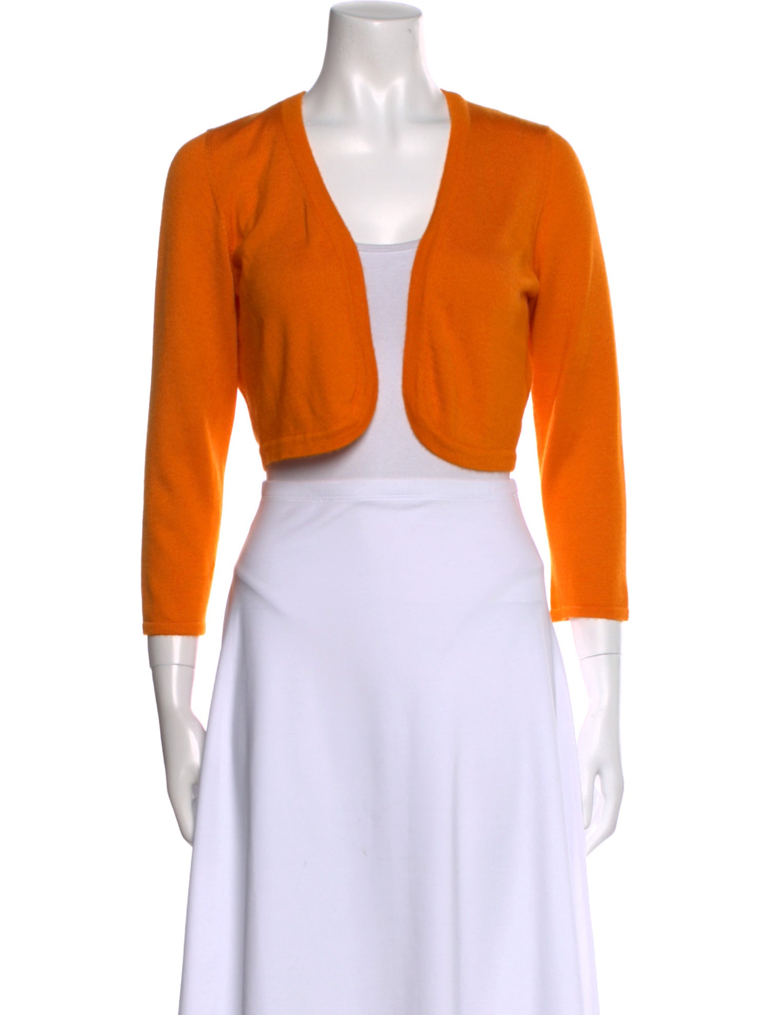 Oscar de la Renta Cashmere V-Neck Sweater