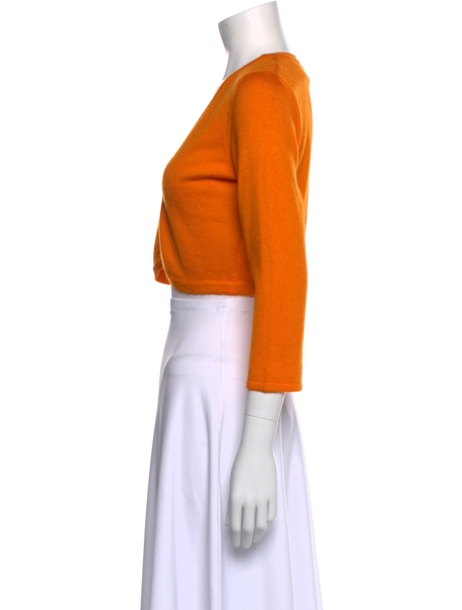 Oscar de la Renta Cashmere V-Neck Sweater