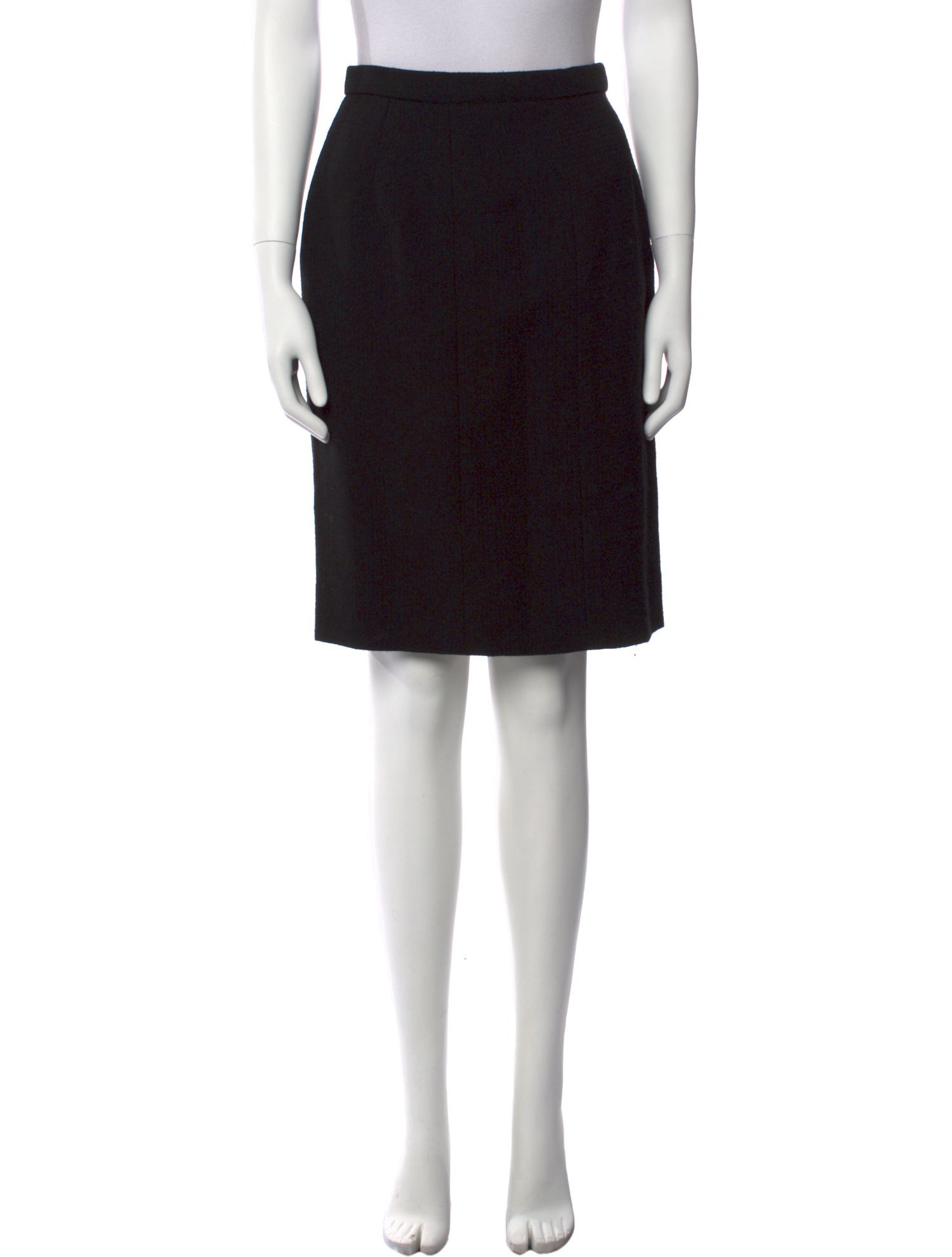 Oscar de la Renta Wool Knee-Length Skirt