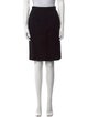 Oscar de la Renta Wool Knee-Length Skirt