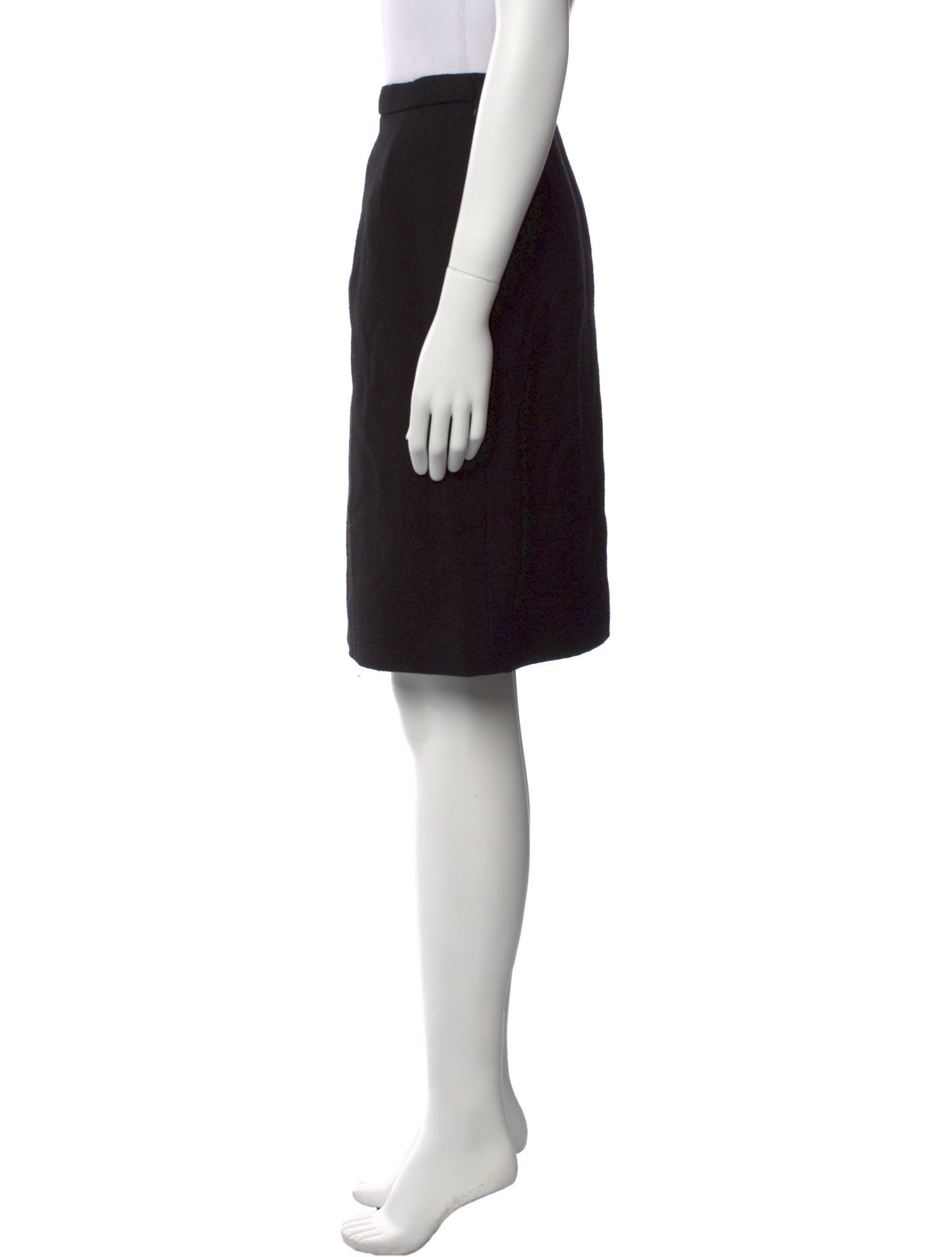 Oscar de la Renta Wool Knee-Length Skirt