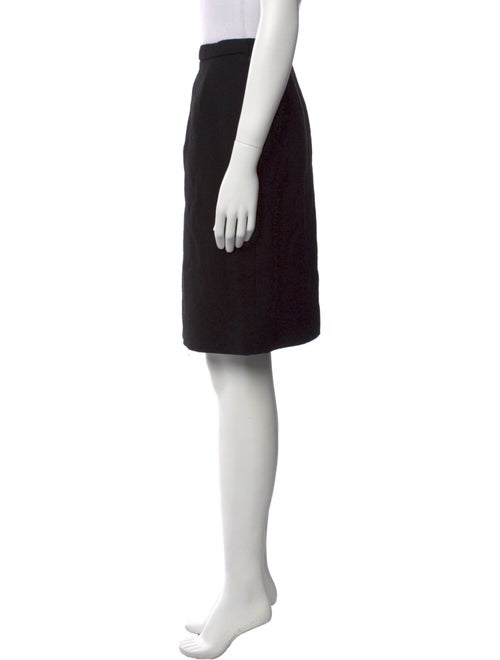 Oscar de la Renta Wool Knee-Length Skirt