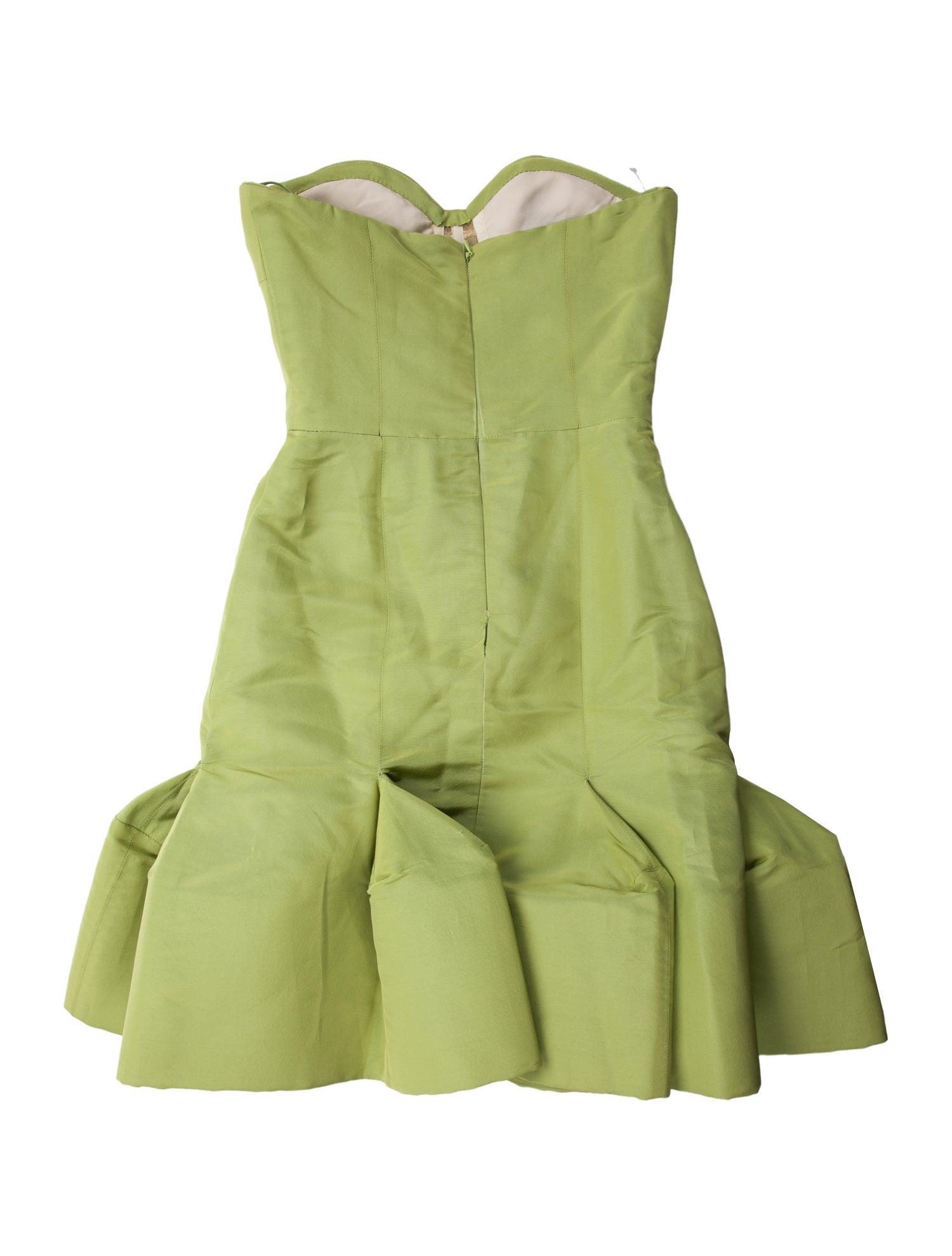 Oscar de la Renta Strapless Mini Dress