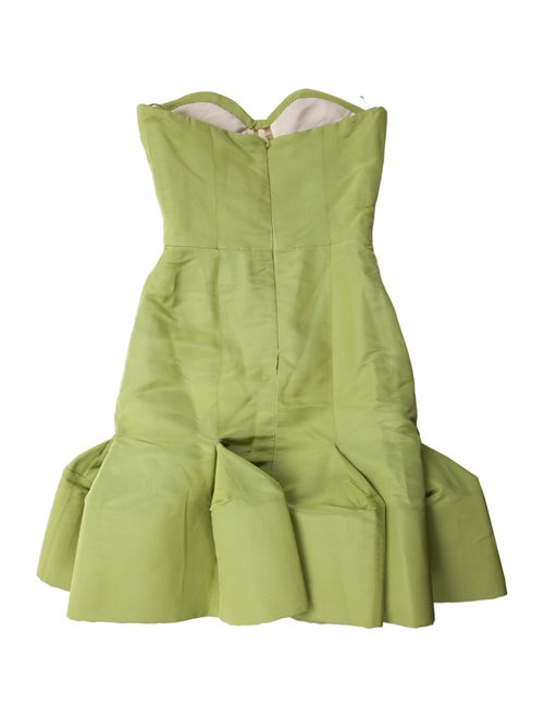 Oscar de la Renta Strapless Mini Dress