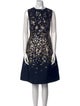 Oscar de la Renta Printed Knee-Length Dress