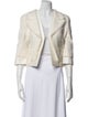Oscar de la Renta Tweed Pattern Evening Jacket