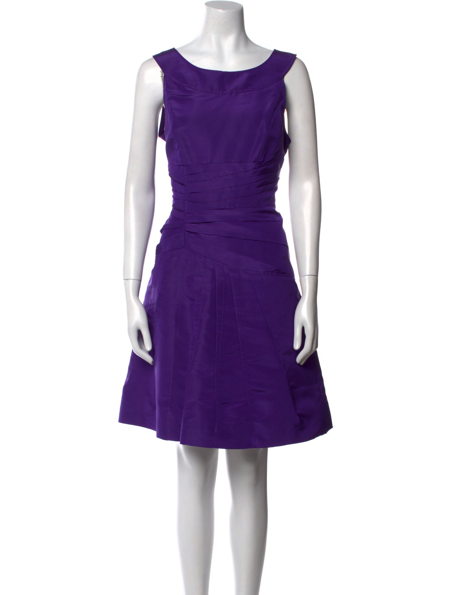 Oscar de la Renta Silk Knee-Length Dress