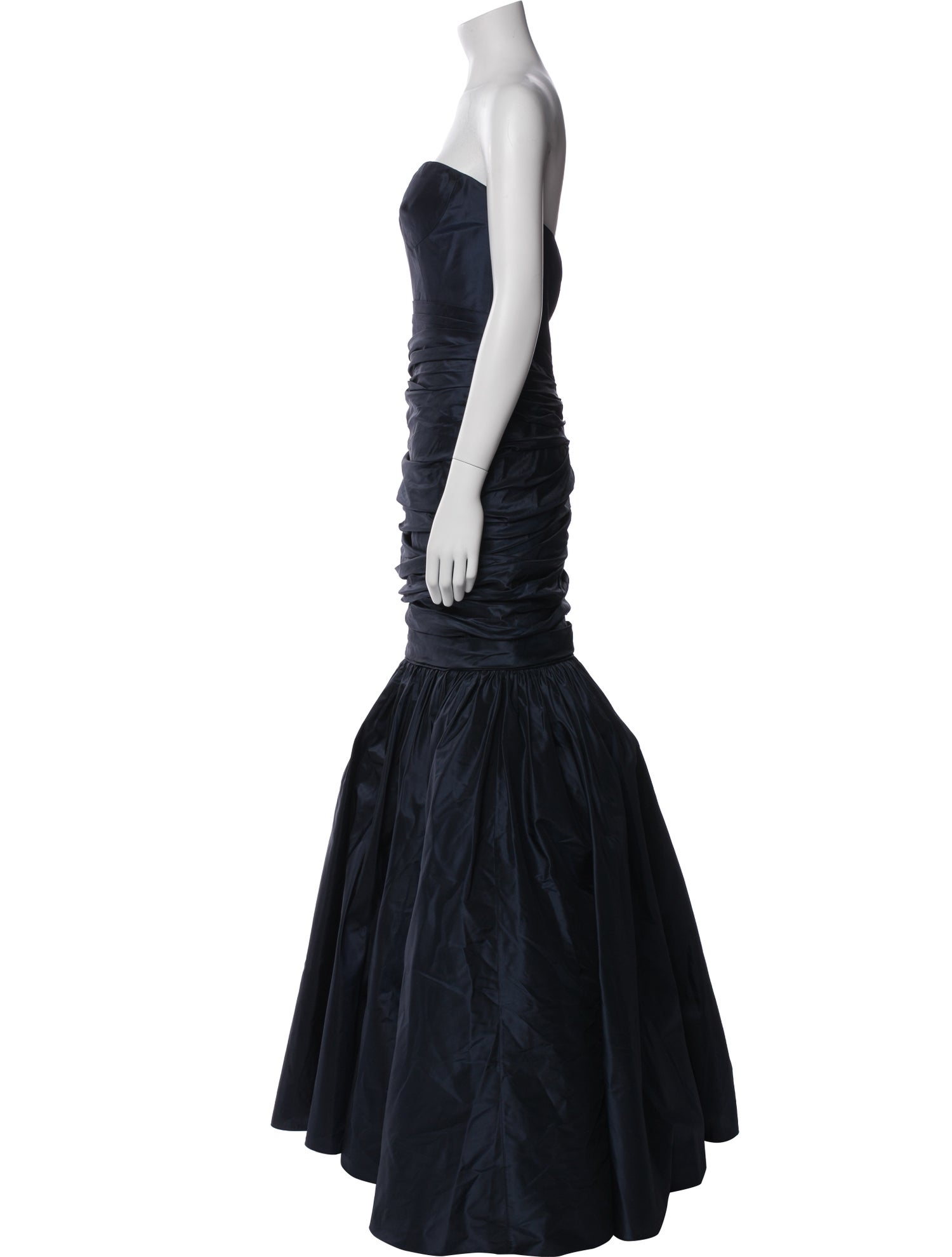 Oscar de la Renta Silk Long Dress