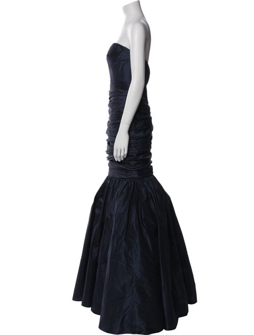 Oscar de la Renta Silk Long Dress