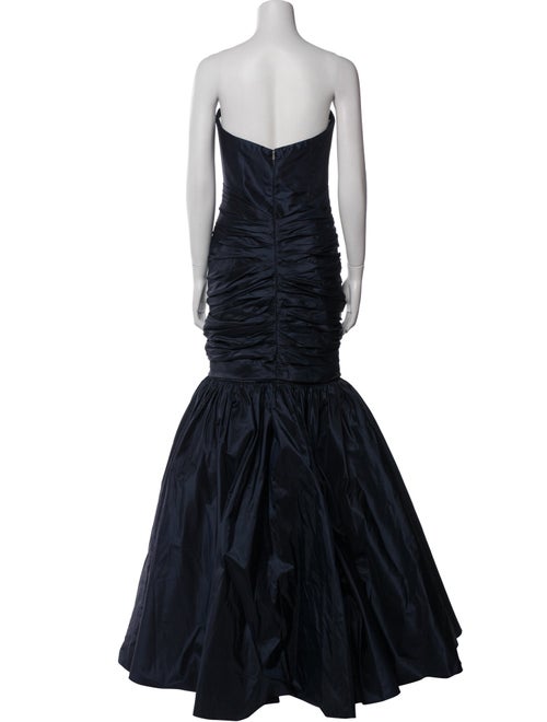 Oscar de la Renta Silk Long Dress