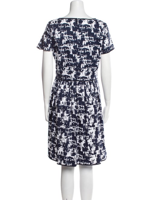 Oscar de la Renta Printed Knee-Length Dress