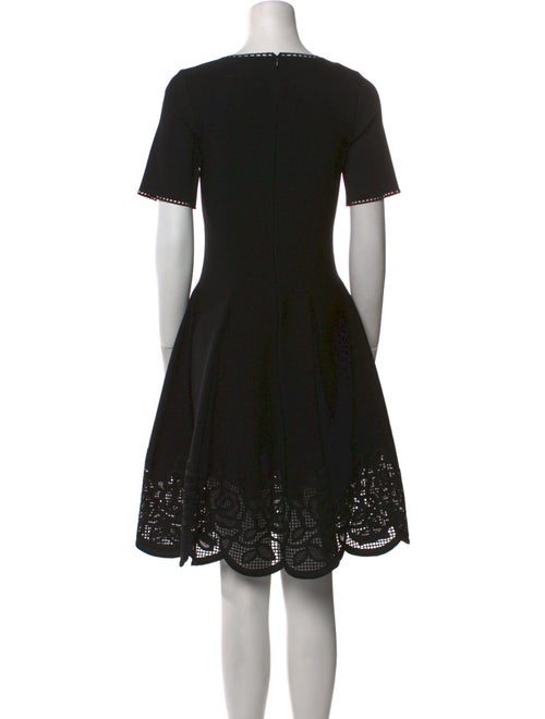 Oscar de la Renta Crew Neck Knee-Length Dress