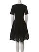 Oscar de la Renta Crew Neck Knee-Length Dress