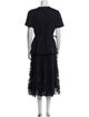 Oscar de la Renta Virgin Wool Long Dress