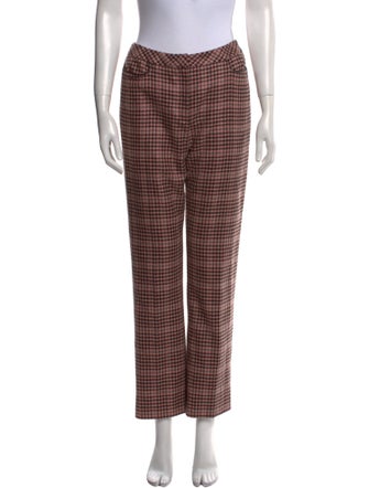 Oscar de la Renta Cashmere Straight Leg Pants