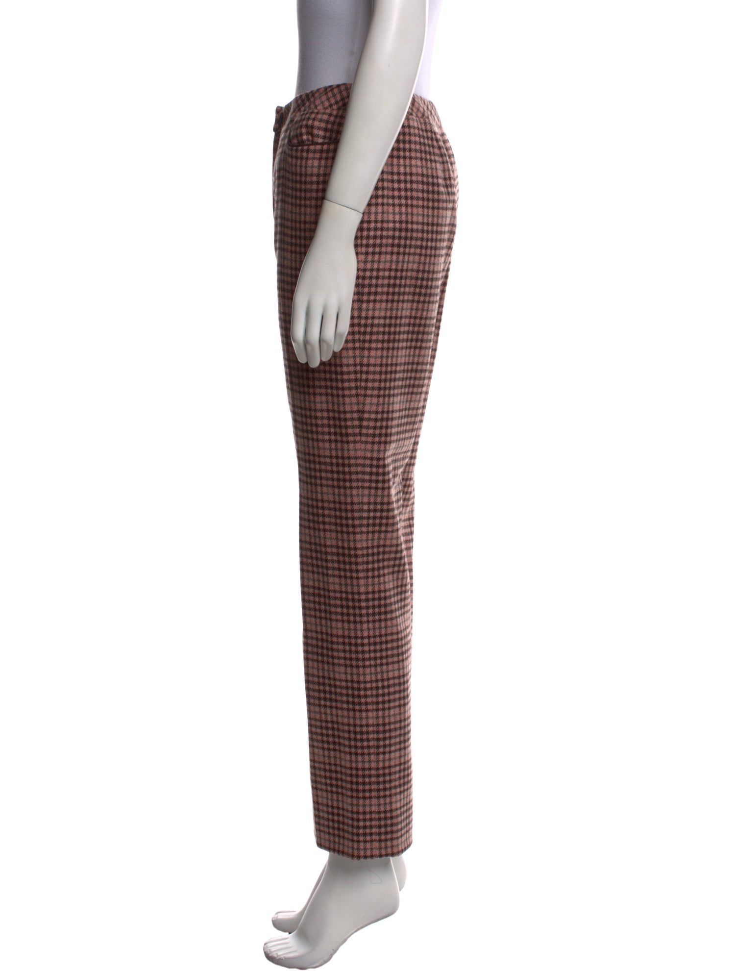 Oscar de la Renta Cashmere Straight Leg Pants