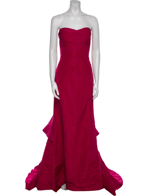 Oscar de la Renta Silk Long Dress