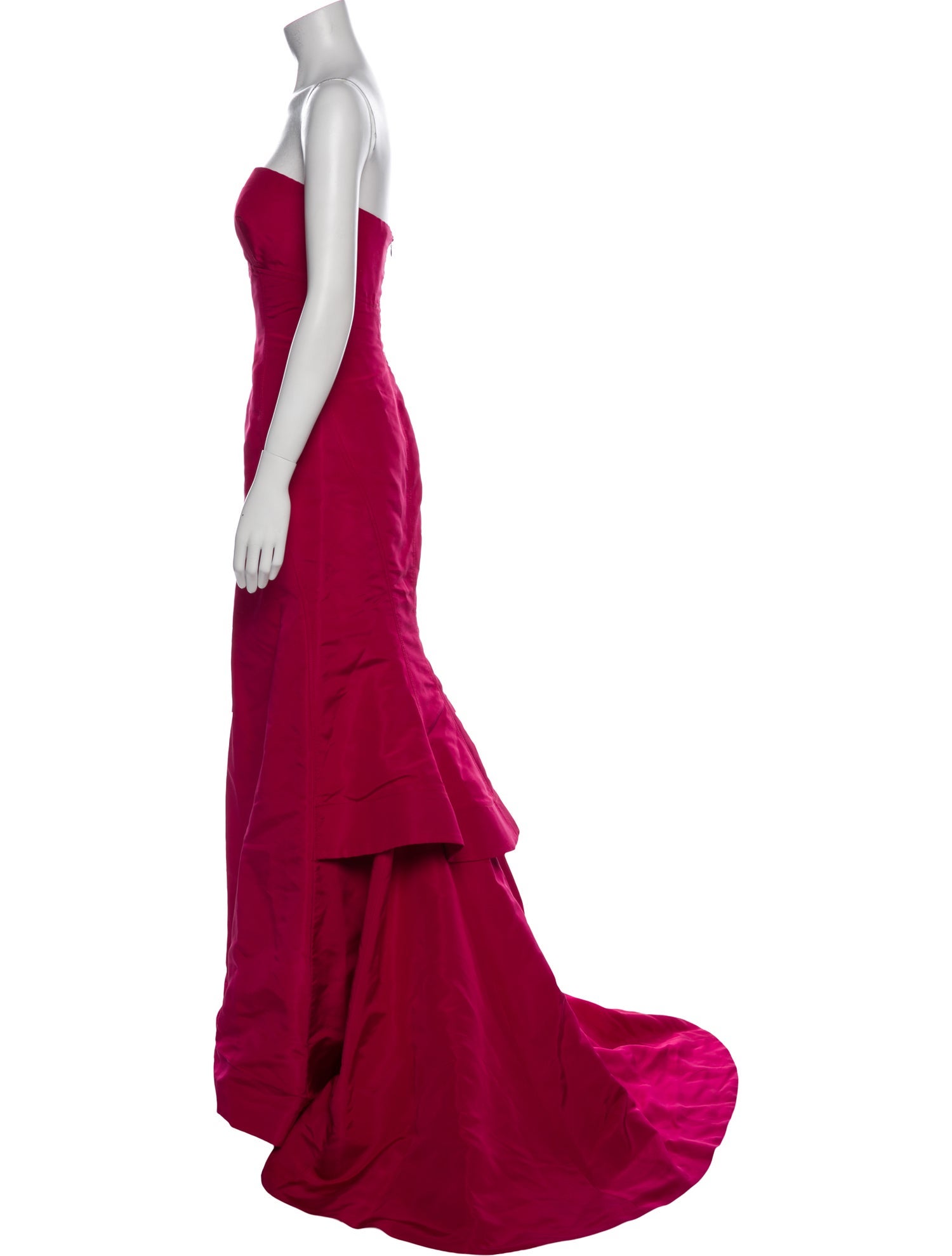 Oscar de la Renta Silk Long Dress