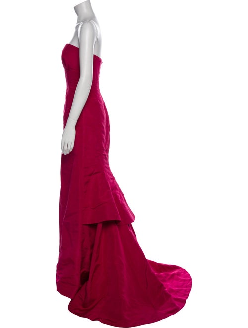 Oscar de la Renta Silk Long Dress
