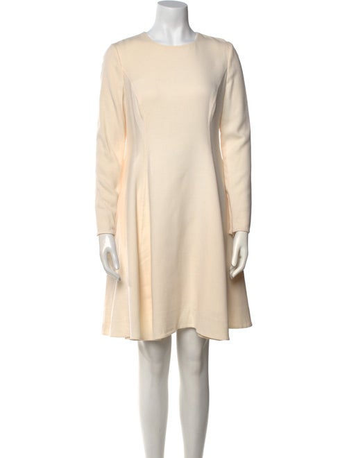 Oscar de la Renta Virgin Wool Mini Dress